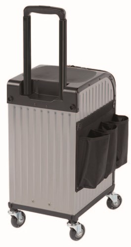Sibel RollerCoaster StoolCase - titanium zilver