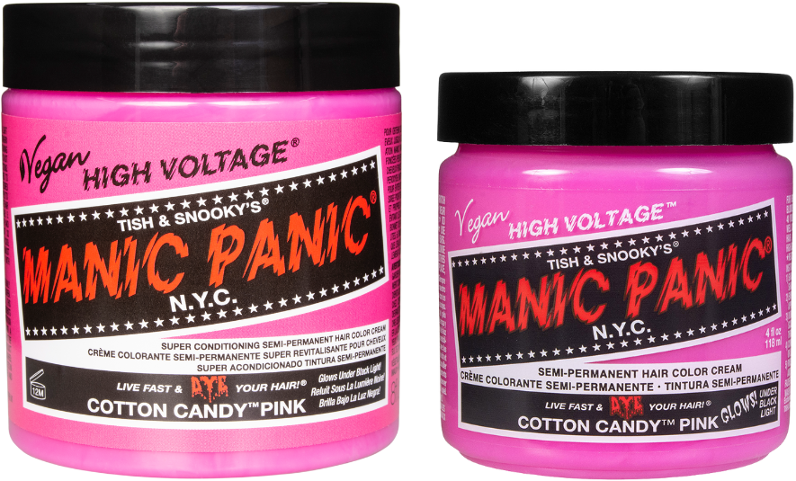2. Manic Panic Cotton Candy Pink Hair Dye - Classic High Voltage - wide 6