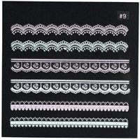 Sibel Nail Art 3D Sierlijke Stickers XST39