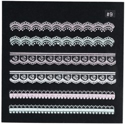 Sibel Nail Art 3D Sierlijke Stickers XST39
