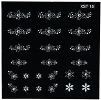 Sibel Nail Art 3D Bloemetjes Stickers XST15
