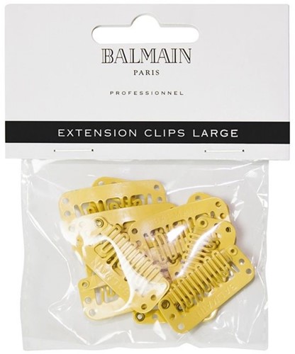Balmain Extension Clips Large - 10 st Beige