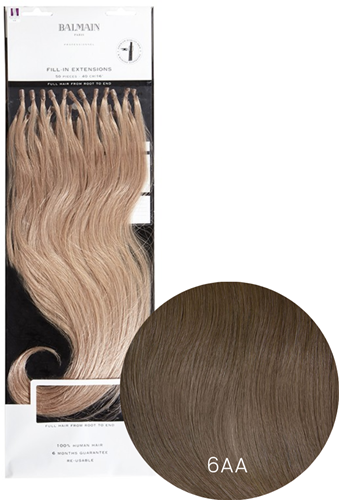 Balmain Pre-bonded Fill-in Extensions Human Hair 50 st - 40 cm 6AA