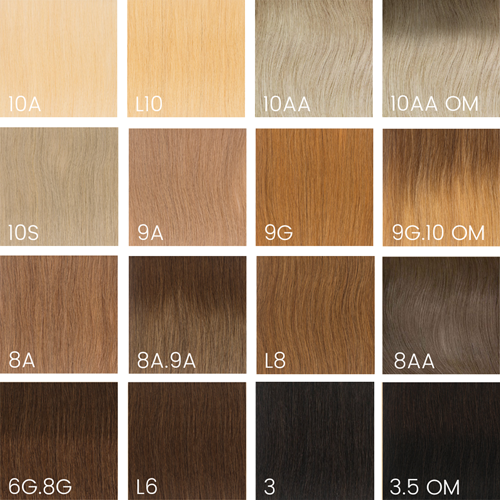 Balmain Backstage Weft 100% Human Hair - 55 cm L6-2