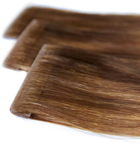 DoubleHair Easy Invisible Tape Human Hair - 40 cm 6 pcs 7G.8GOM