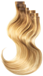 DoubleHair Easy Invisible Tape Human Hair - 40 cm 6 pcs