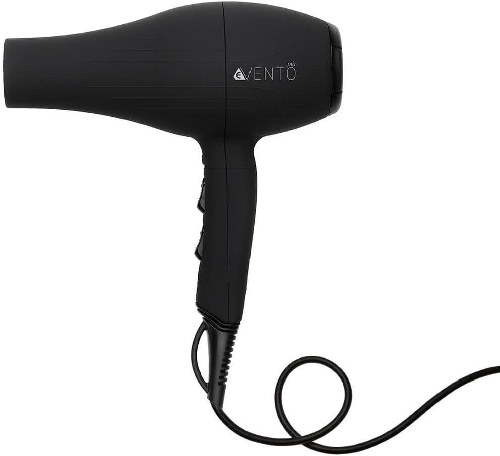 Amazon Jungle opvolger landen Efalock Föhn eVento Più in matte zwart kopen? | Hairaction.nl