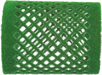 Efalock Metalen Fluwelen Rollers - 65 mm - Groen 50 mm