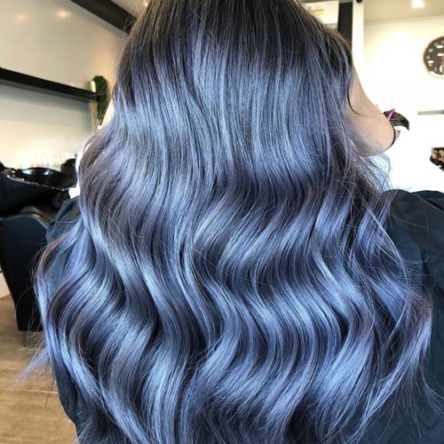 Fanola Cream Color result blue hair