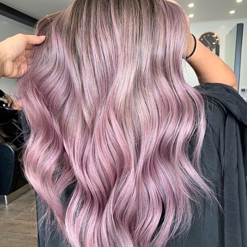 Fanola Cream Color result pink hair