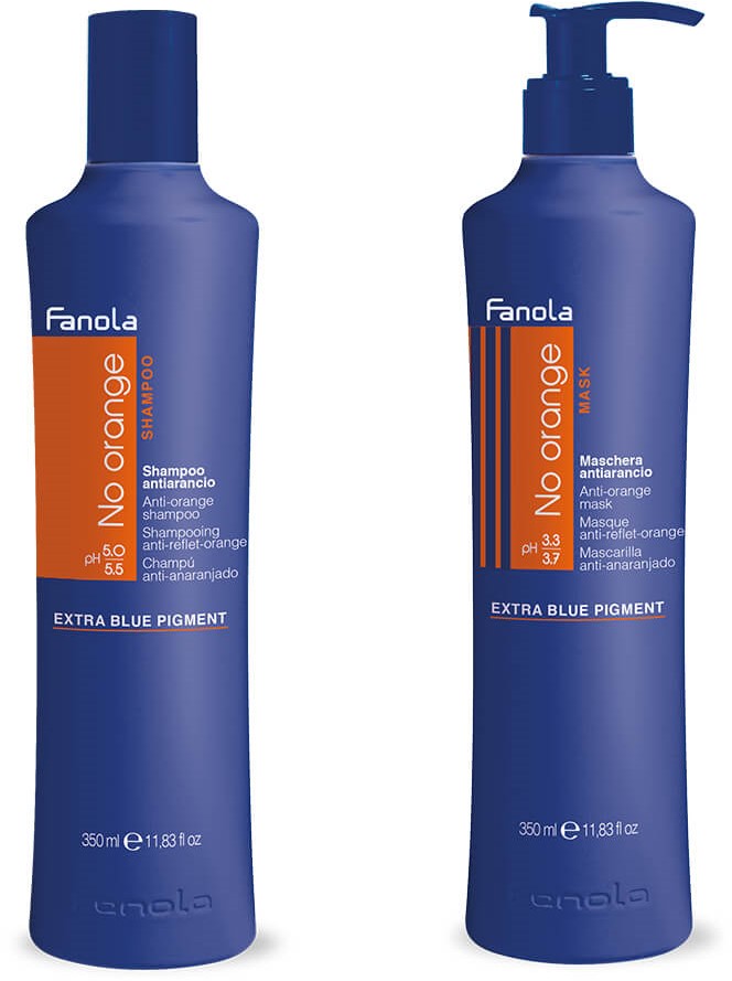 schijf Afhankelijk Afhankelijk Fanola No Orange Shampoo + Masker Set - 350 ml | Hairaction.nl