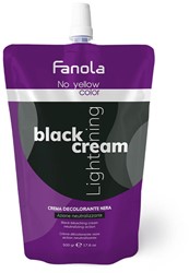 Fanola No Yellow Color Black Cream Lightener Blondeercrème - 500 gr