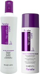 Fanola No Yellow Zilvershampoo + Thermo Protective - 350 ml + 150 ml