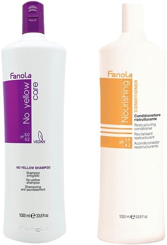 Fanola No Yellow + Nourishing Set - 1000 ml