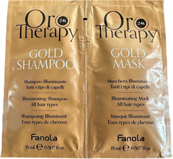 Fanola Orotherapy Oro Gold Sachet Shampoo + Masker - 15 ml