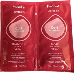 Fanola Wonder Curl Sachet Shampoo - masker - 2 x 15 ml