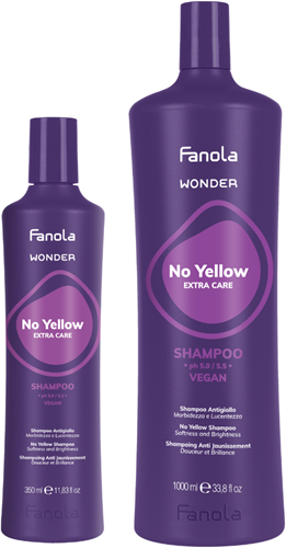 Fanola Wonder No Yellow Zilvershampoo - 1000 ml-2