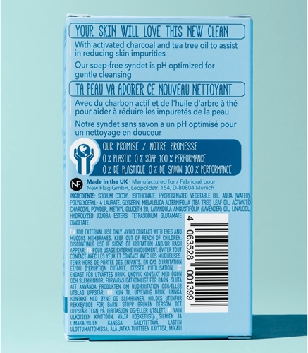 Foamie Cleansing Face Bar Too Coal To Be True - 60 gr-3