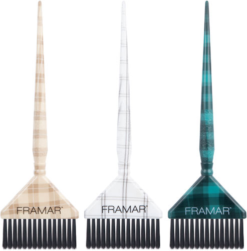 Framar Plaid Hair Day Big Daddy Verfkwast Set