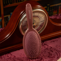 Framar Dark Academia Detangle Brush - Maroon-3