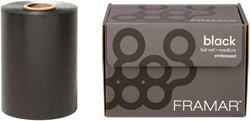 Framar Embossed Folie Roll Black Medium - 98 m