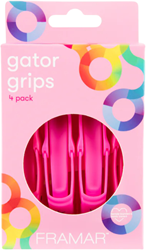 Framar Gator Grip Clips - Roze 4 st