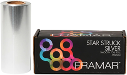 Framar Smooth Star Struck Silver Foil Roll Small - 98 m