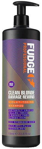 Fudge Clean Blonde Damage Rewind Shampoo - 1000 ml