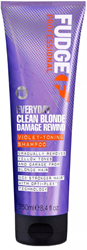 Fudge Everyday Clean Blonde Damage Rewind Zilvershampoo - 250 ml