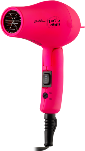 Gettin'Fluo Fruits Mini Föhn - Strawberry Pink