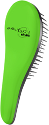 Gettin'Fluo Fruits Detangling Brush - Apple Green