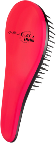 Gettin'Fluo Fruits Detangling Brush - Strawberry Pink