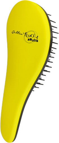 Gettin'Fluo Fruits Detangling Brush - Lemon