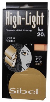 Sibel High Light Foam Gold - 200 st 20 cm