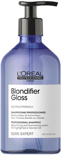L'Oréal Serie Expert Blondifier Gloss Shampoo - 500 ml