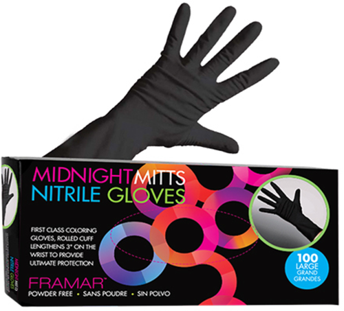 Midnight Mitts Nitrile Gloves 100 st - Small