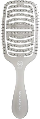 Olivia Garden Care Flex Medium Haar Haarborstel - Ice Grey