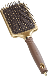 Olivia Garden Expert Care Rectangular Paddlebrush - Bruin & Goud