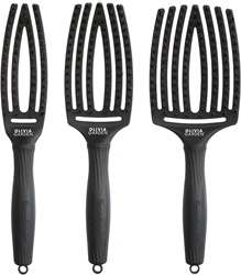 Olivia Garden Fingerbrush Combo Full Black
