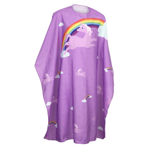 Olivia Garden Kids Cutting Cape Unicorn Pink