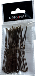 Original Best Buy Golvende haarspelden 70 mm Bruin - 25 st