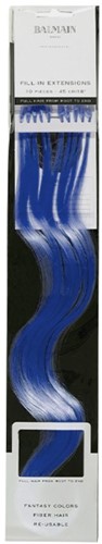 Balmain Prebonded Fill-in Extensions Fiber Hair 10 st - 45 cm Blauw