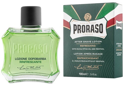 Proraso Green Aftershave Lotion - 100 ml