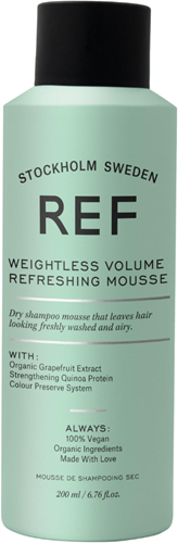 REF Weightless Volume Refreshing Mousse Droogshampoo - 200 ml