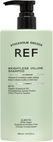 REF Weightless Volume Shampoo - 600 ml