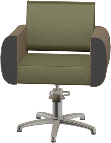 REM Magnum Kappersstoel - Kleur - Stervoet-2
