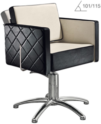 Salon Ambience Kappersstoel Square+ - verstelbare rugleuning