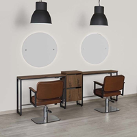 Salon Ambience London - Ronde Spiegel-2