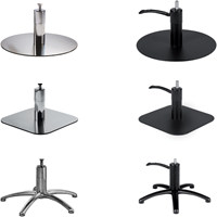 Salon Ambience kappersstoel Square+ - zwarte ronde voet-3