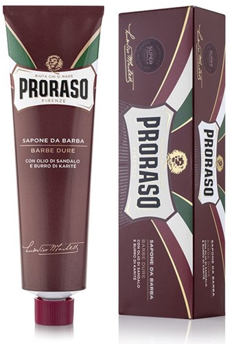 Proraso Red Scheercrème Tube Sandalwood - 150 ml
